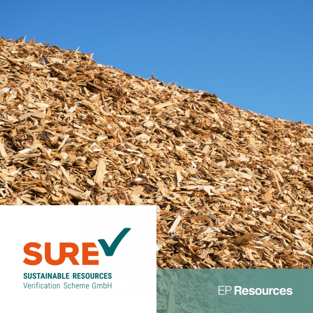 EP Resources received  the SURE Sustainability Certificate in Germany